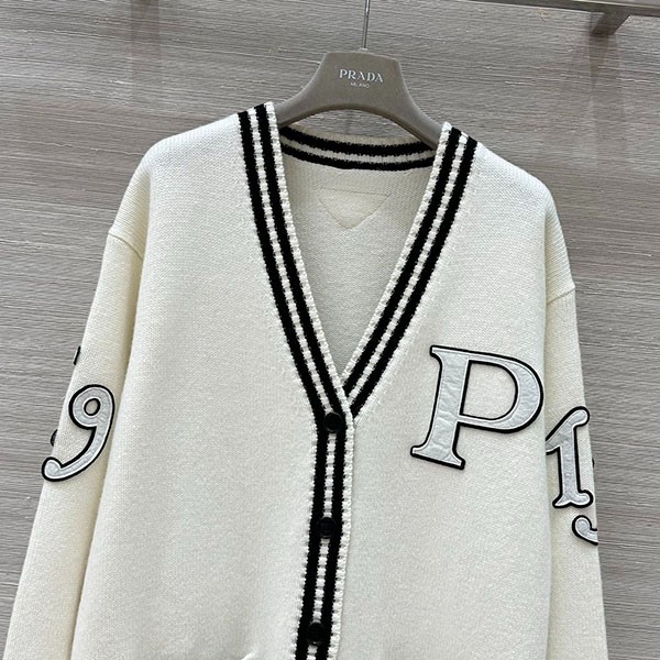 プラダ ウールxカシミヤ カーディガン コピー 2色 pud81024